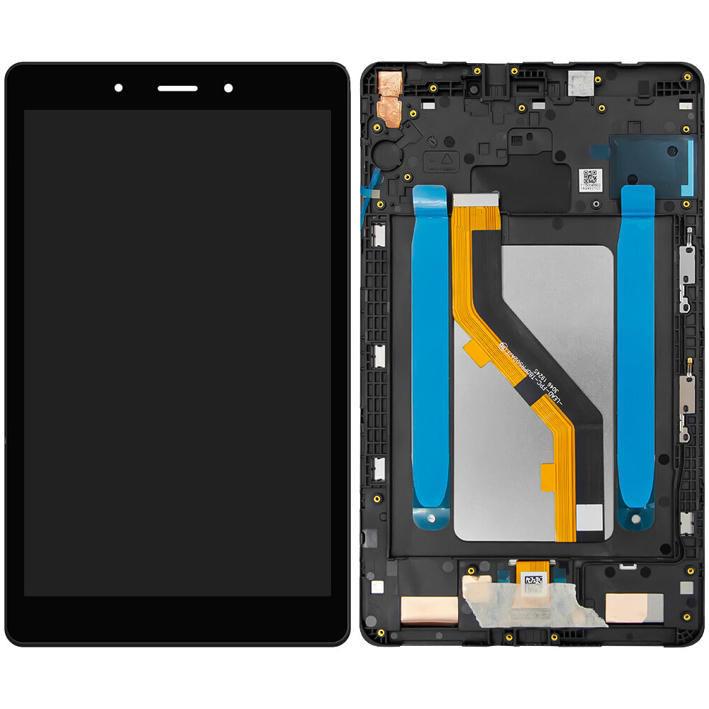 For Samsung Tab A 8.0 T295 2019 LCD Display Touch Screen Frame Assembly Black