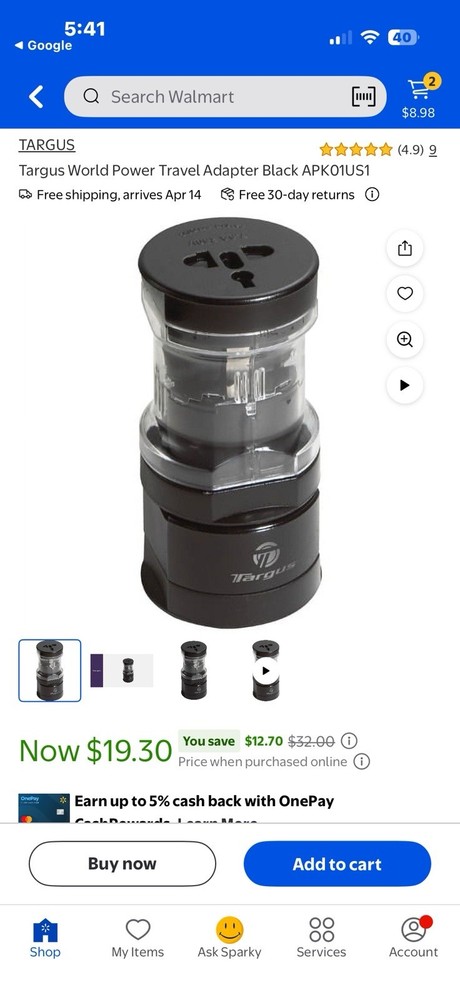 Targus world Power Travel Adapter