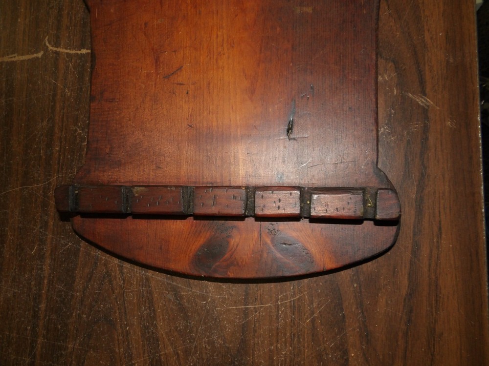 Antique Wood Spoon Display Rack 11" x 23"