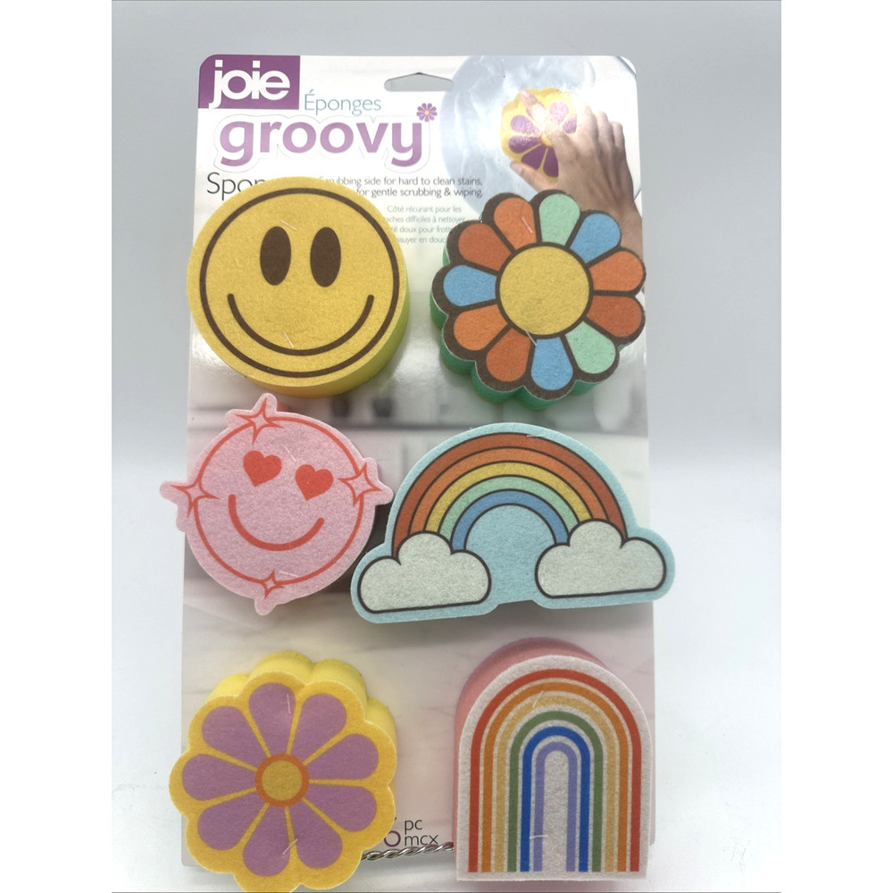 Joie Groovy Sponges 6 Count
