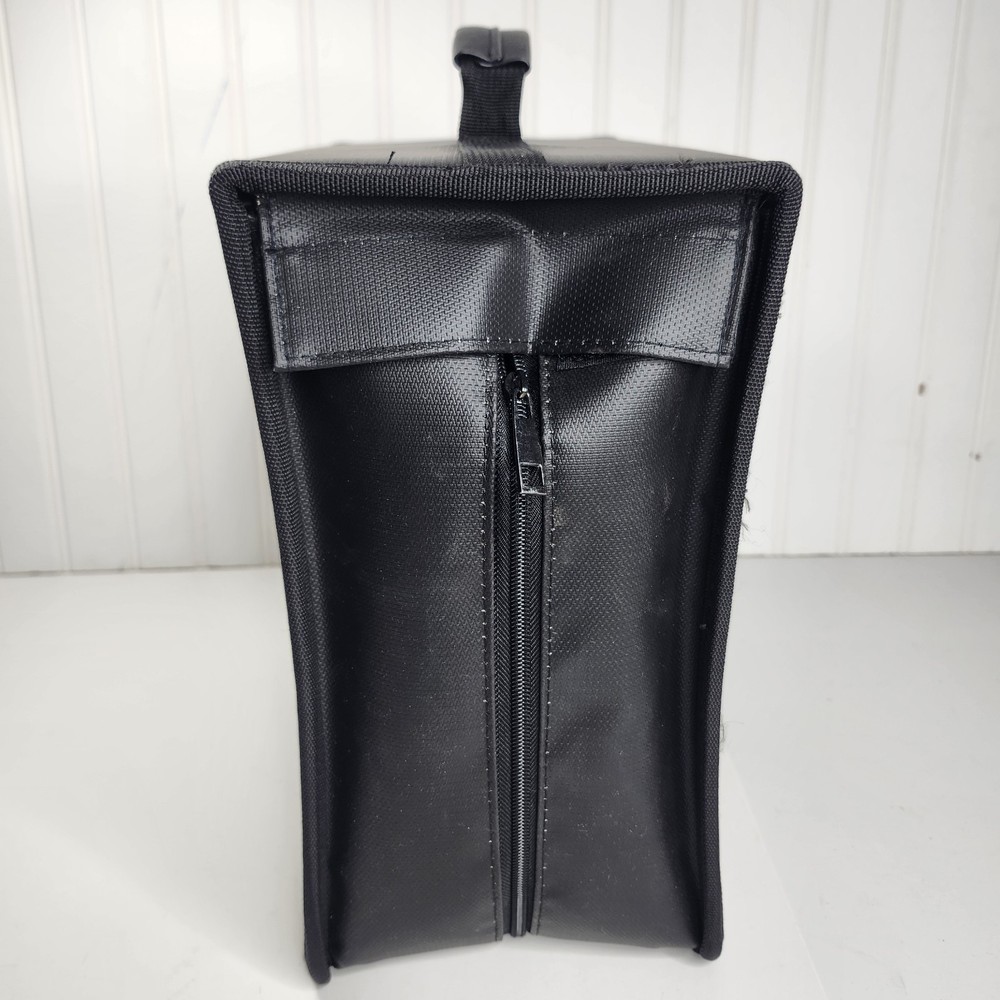 Fireproof CD/DVD Storage Case - 400 Capacity Organizer with Zipper & Handle