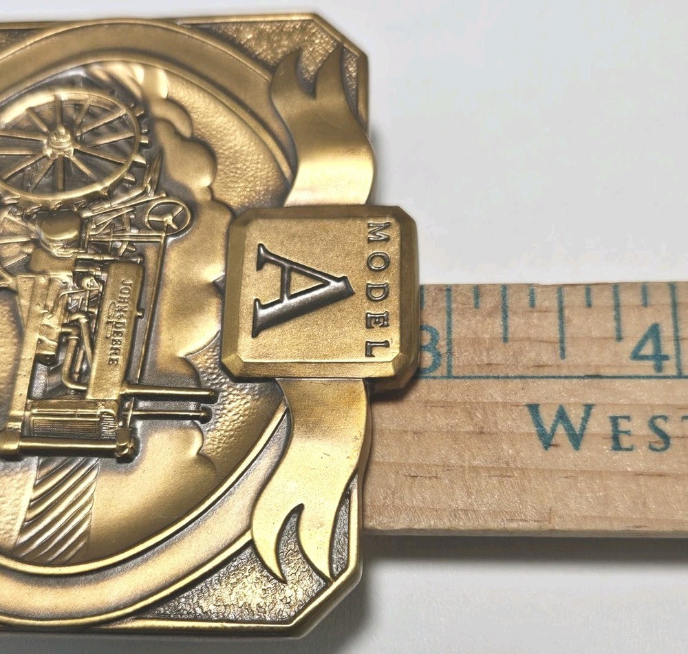 John Deere Model A 1990 Calendar Medallion Excellent Condition