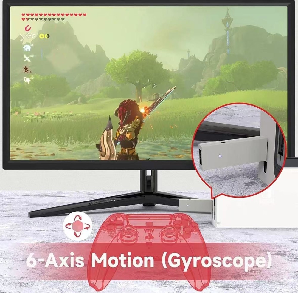 MAYFLASH Magic NS2 Wireless Bluetooth Controller Adapter for Switch, PS4&3, Xbox