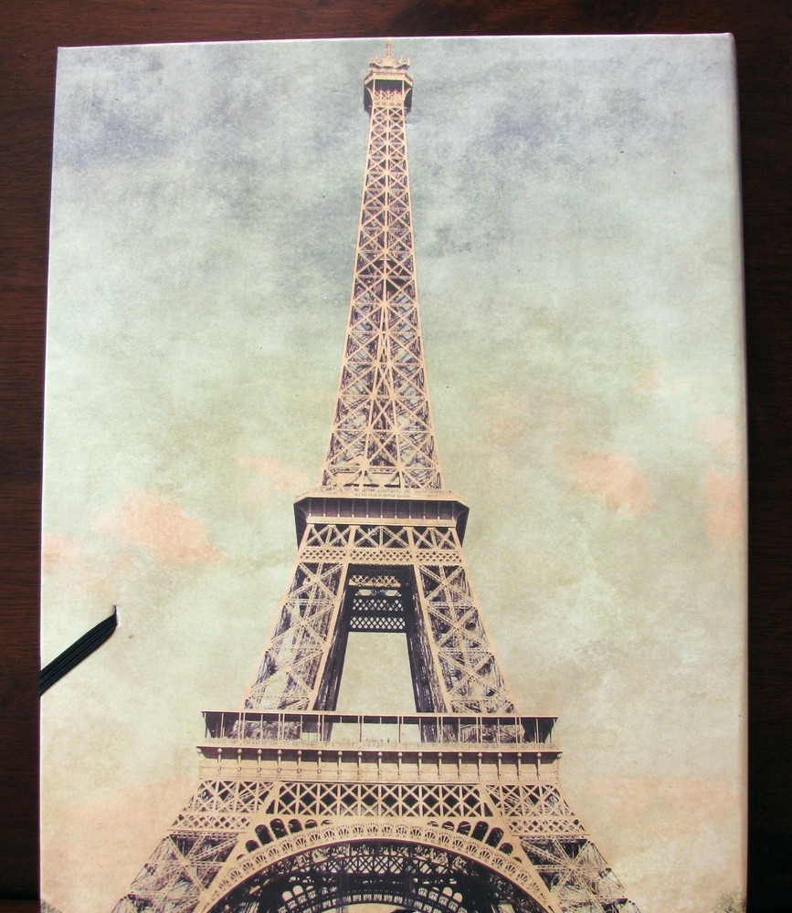 Paris Eiffel Tower Clipboard/Writing Pad Inside. Brand New. Charming.