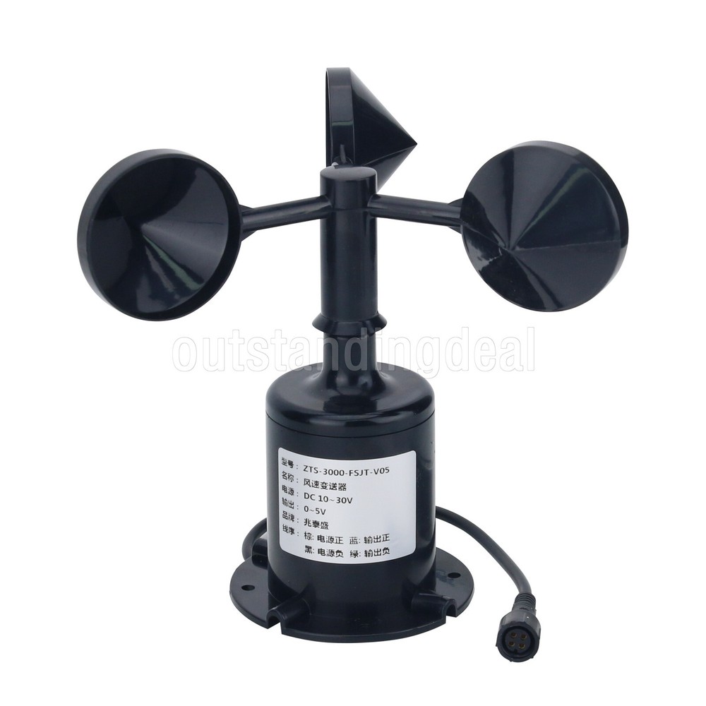 Wind Speed Sensor with 0-5V Output Applied to Construction Site Tower Cranes ot2