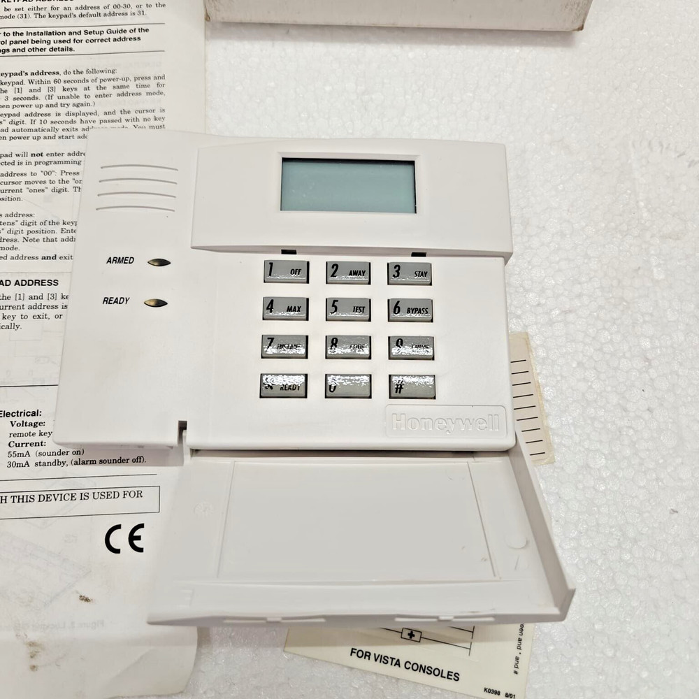 HONEYWELL ADEMCO FIXED LCD REMOTE KEYPAD 6148EX