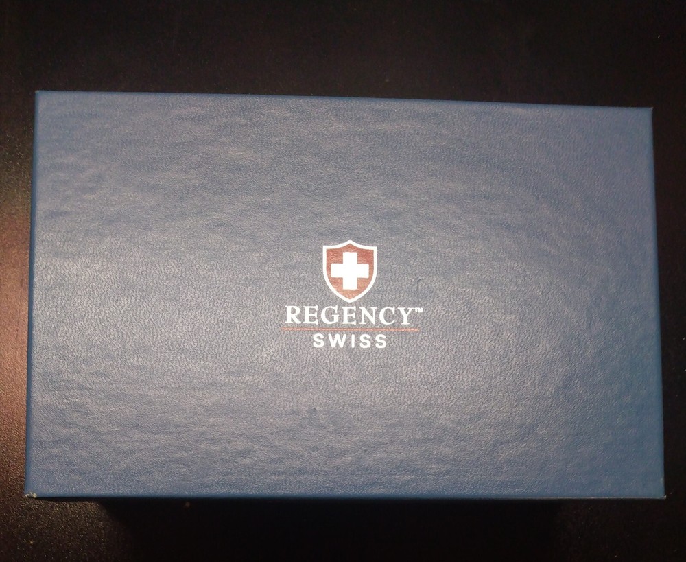 Regency Swiss mens watch box