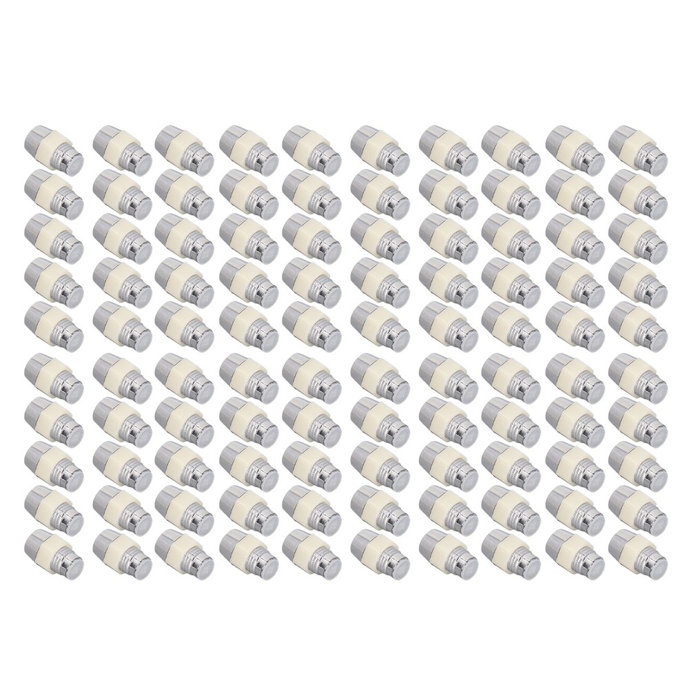 100 Set LED Holder 5mm Plastic Light Emitting Diode Panel Mount Clip Repair Tool