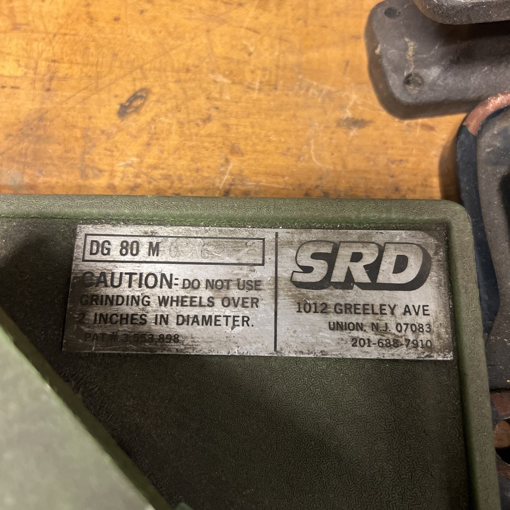 SRD DG80M2391 Service Precision Grinding Drill Bit Sharpener