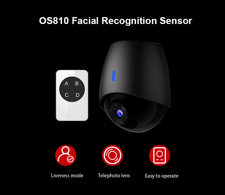 Facial Recognition Wired Sensor for Auto Door Opener,Adjustable Recognition Angl