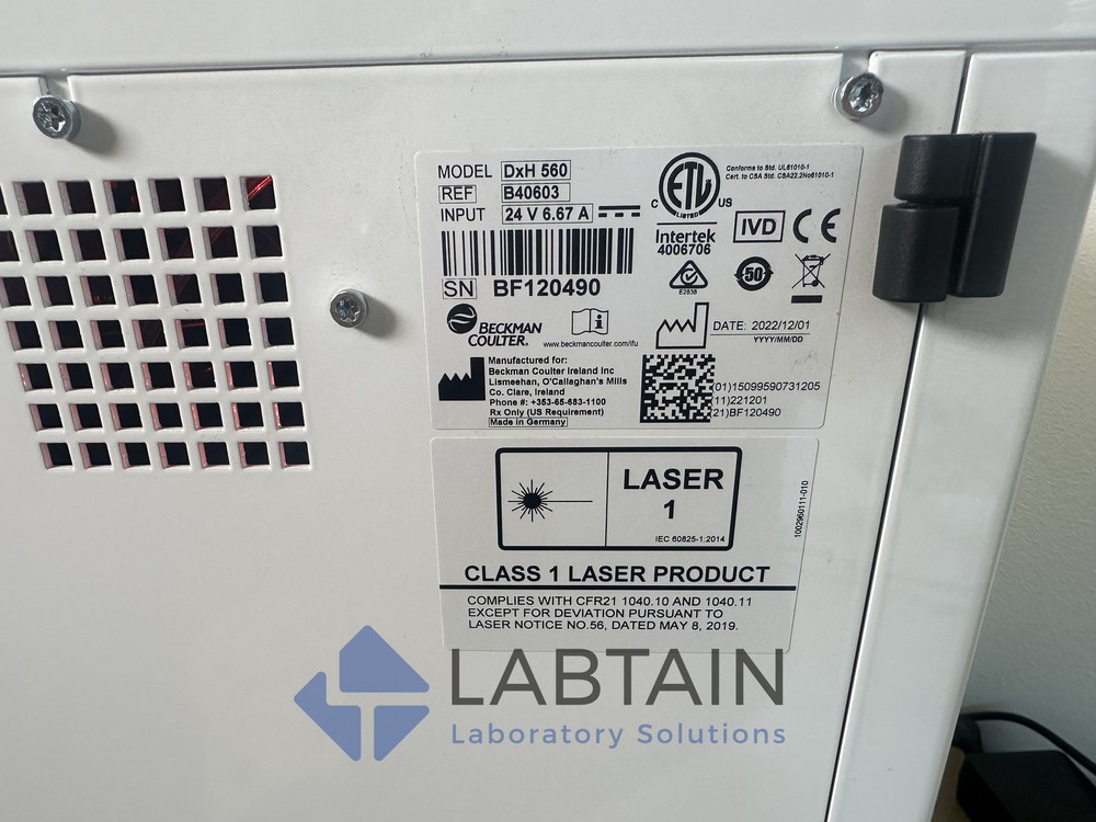 Danaher/Beckman Coulter DxH 560 Autoloader Hematology Analyzer - Lab Ready