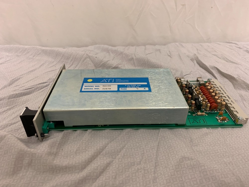 ATI Audio Technologies DA100 1X6 AMPLIFIER MODULE FOR SYS10K Rack Systems NOS
