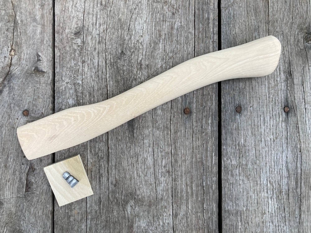 Beaver Tooth HIckory 12" Pocket / Camp Axe / Hatchet replacement Handle USA