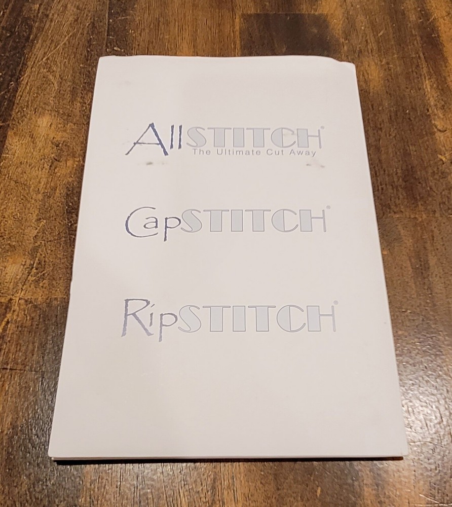 ALL STITCH The Ultimate Backings Samples Stabilizer-Tear Away Backing-Bakings