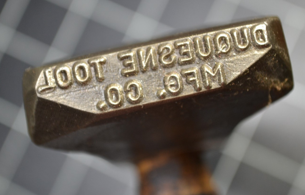 DUQUESNE TOOL MFG. CO. - TOOL MARKING STAMP