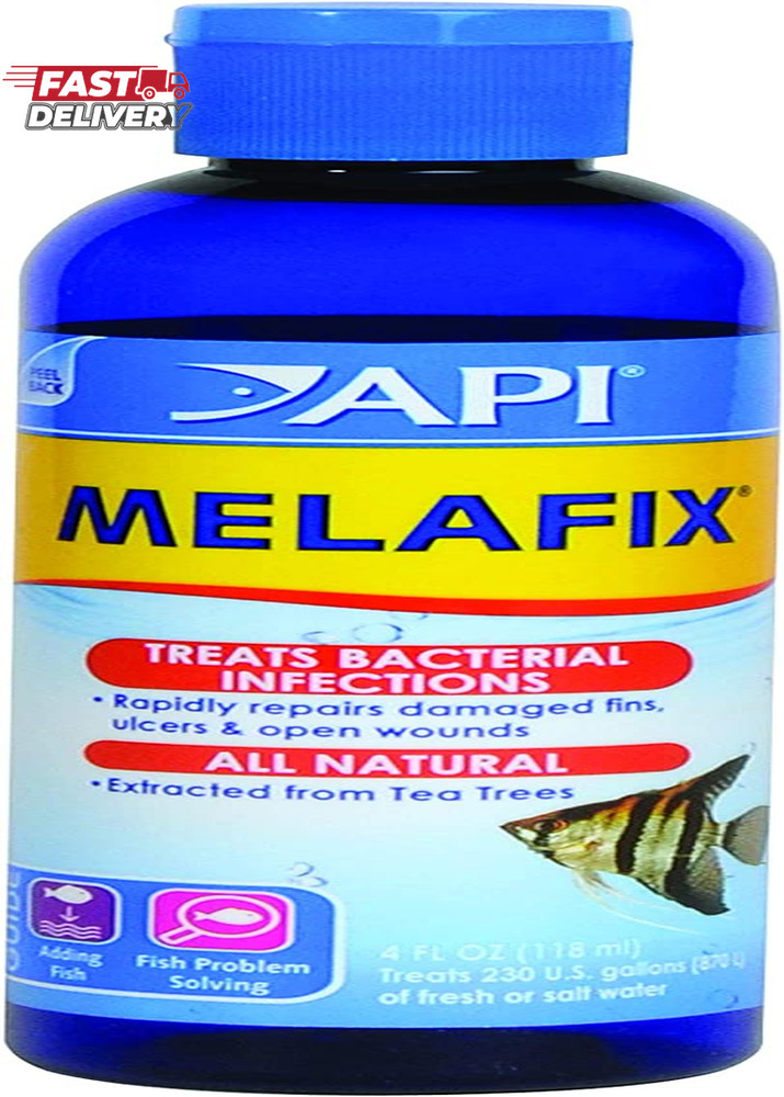 API MELAFIX Freshwater Fish Bacterial Infection Remedy 4-Ounce Bottle