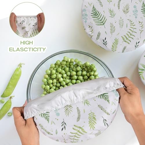 3 Pack Reusable Bowl Covers for Bread Proofing with Plastic Liner 8/10/12 Inch
