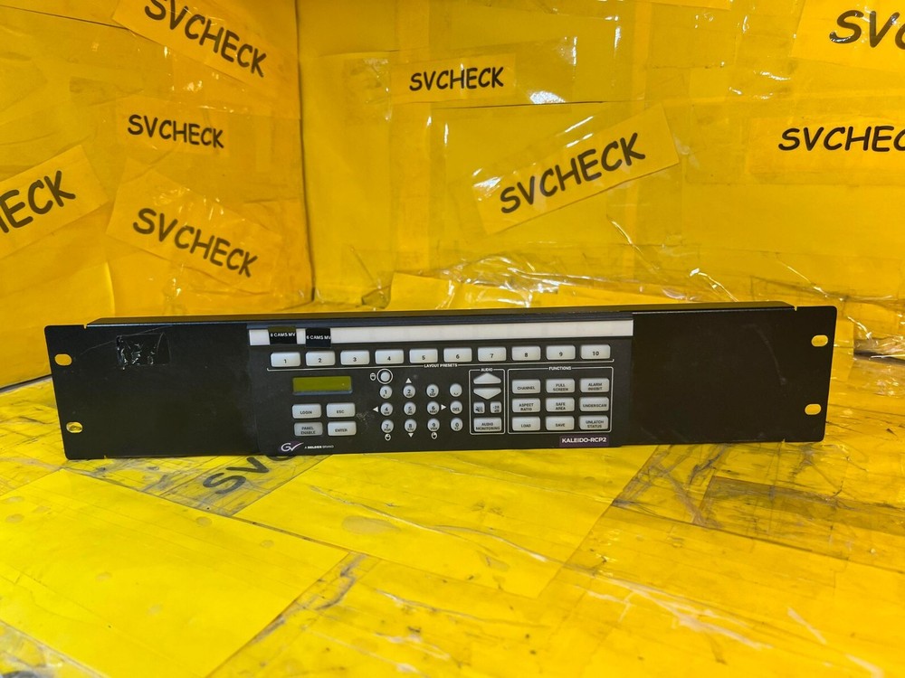 Belden Grass Valley Kaleido-RCP2 Ethernet Remote Control Panel KM Gateway Rack
