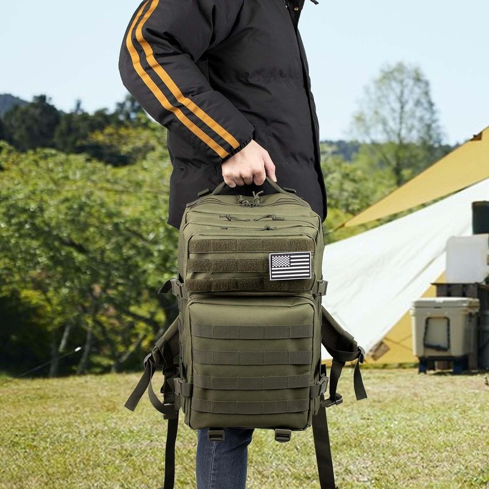 Army Tactical Backpack 45L Large Assault Pack 3 Day Bug Out Bag Molle Daypack US