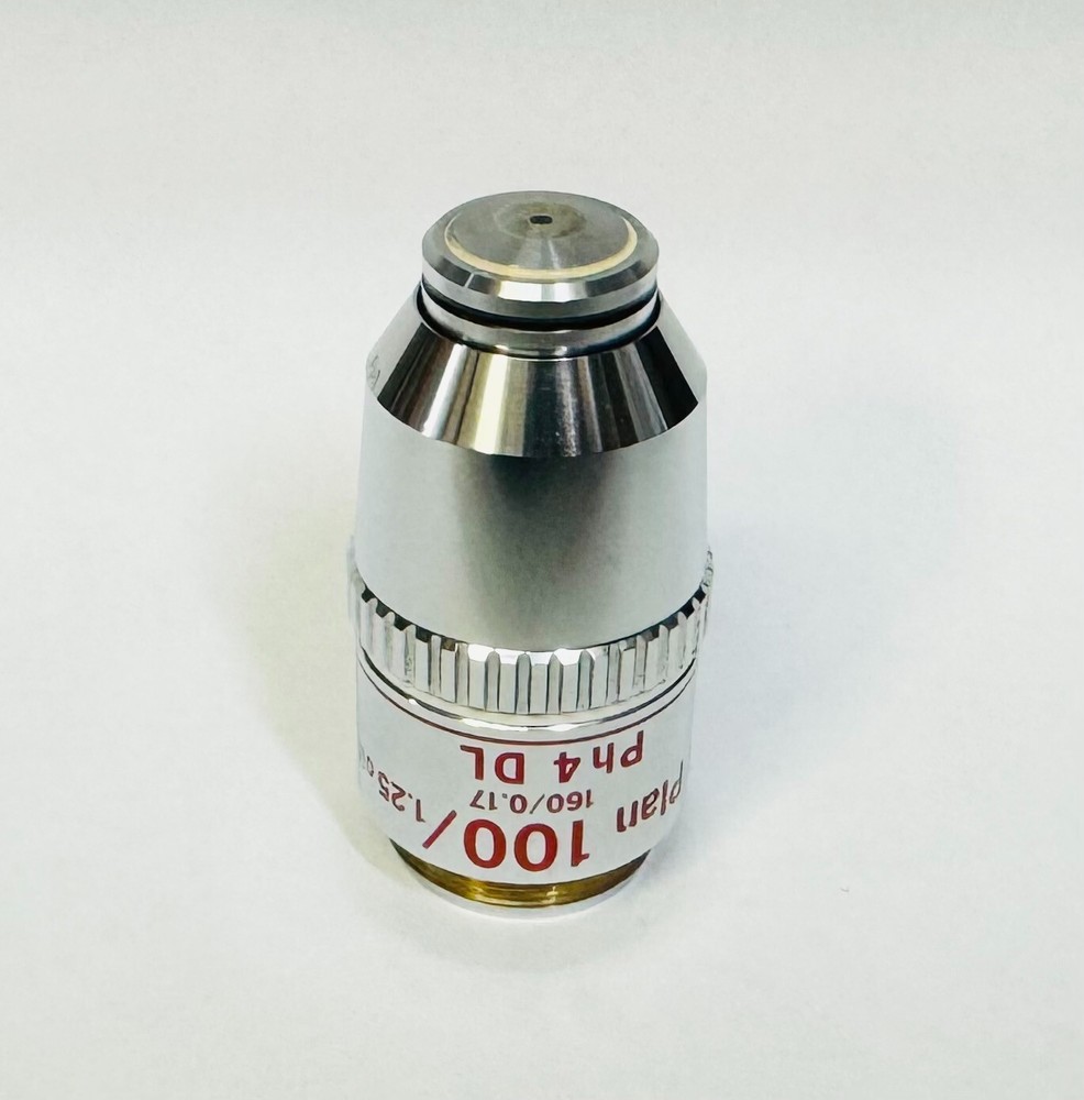 Nikon Plan 100x/1.25 DL Ph4 Phase Contrast Microscope Objective 160mm