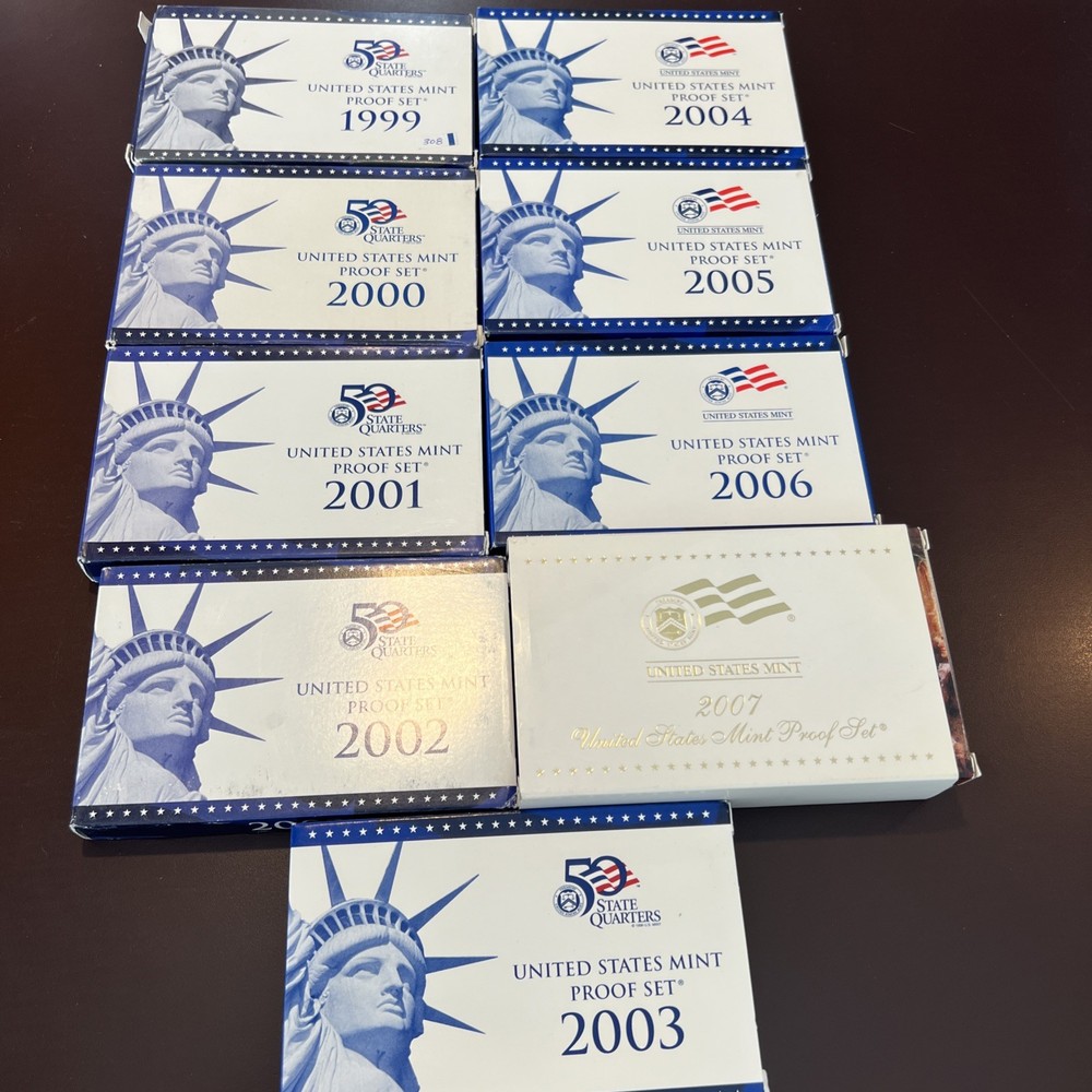 1999-2007 Clad Proof Set Run Lot#28