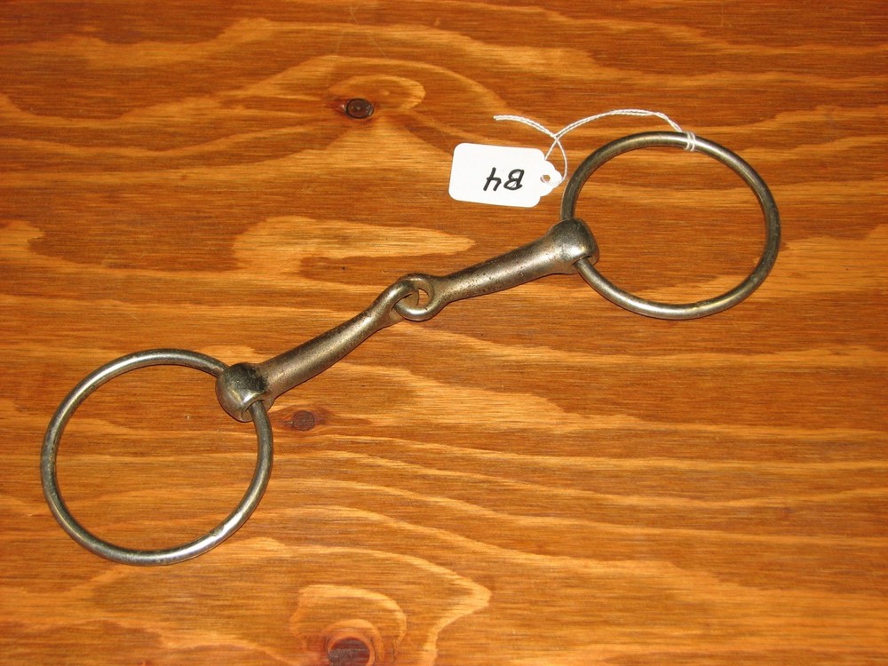 Loose O-Ring Snaffle Bit 5" Jointed Mouth - Used & Rust [B4]