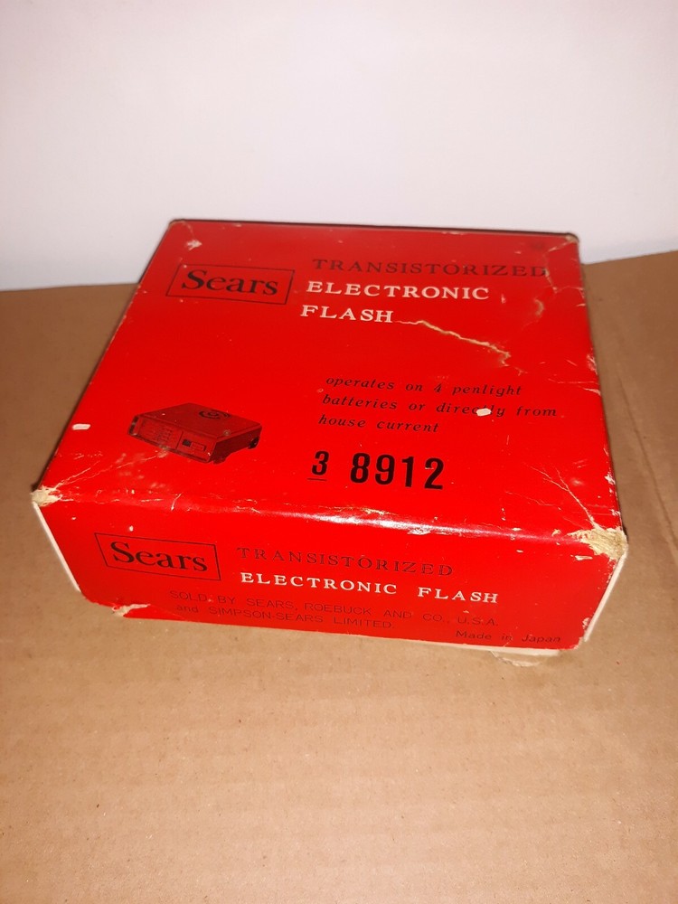 Vintage Sears Transistorized Electronic Flash for repair not working