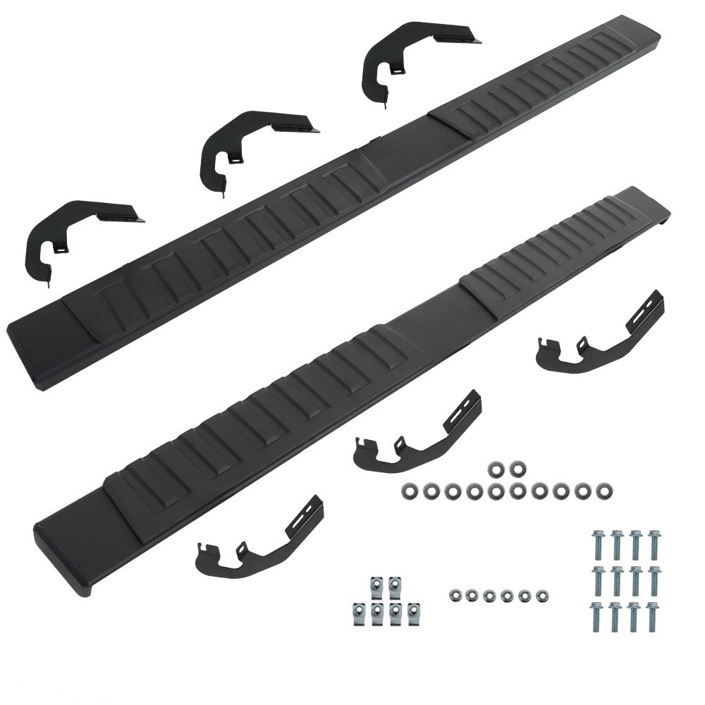 Labwork Running Boards For 2007-2018 Silverado Double/Extended Cab 6" Step Bars