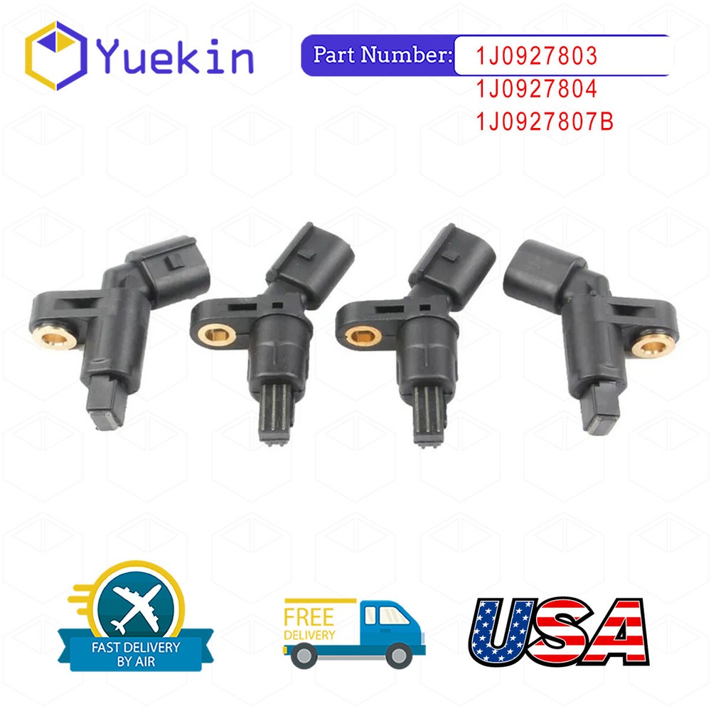 4X Front Rear Left Right ABS Wheel Speed Sensor For VW Beetle Golf Jetta