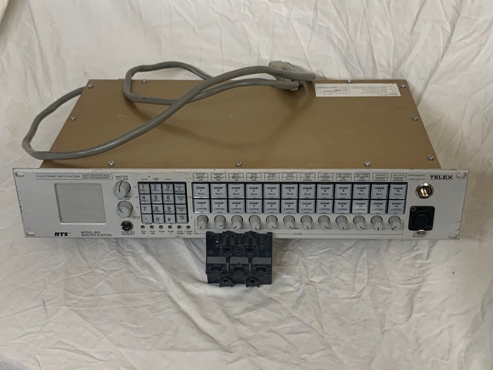 RTS 803 12-Channel Programmable Master Station (untested)
