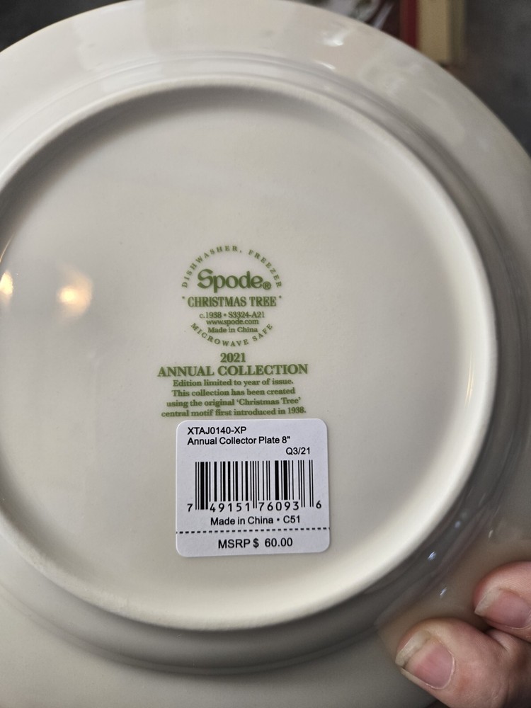 Spode 2021 Annual Collection Plate 8'