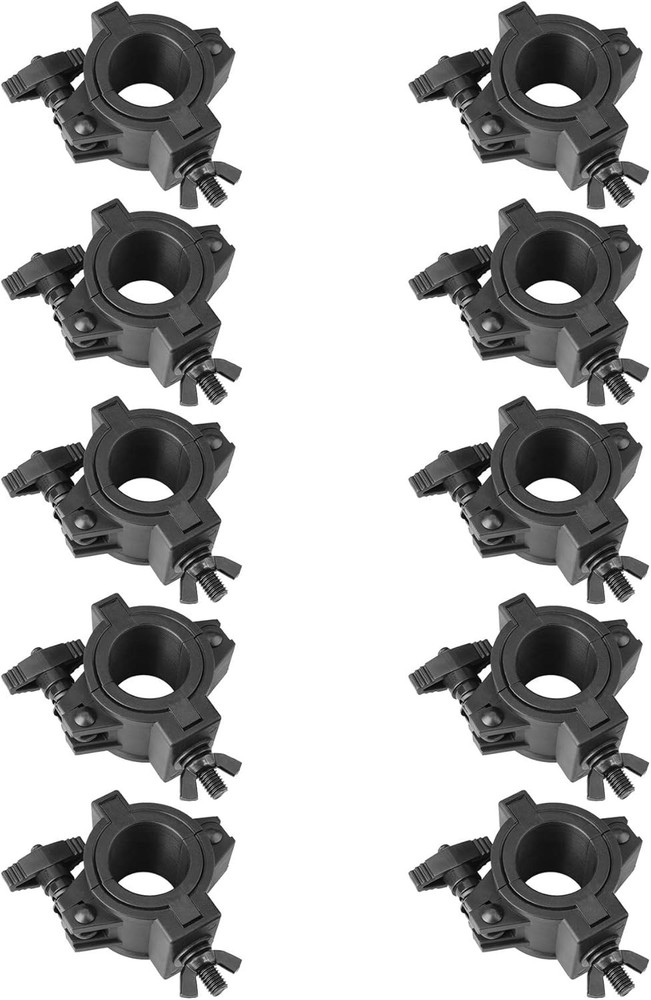 10-Pack Modern Stage Lighting Clamps - Secure and Versatile for Events
