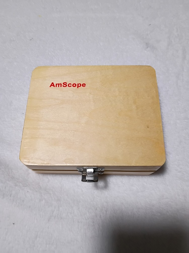 AmScope PS25 Prepared Microscope Slide Set, Basic Biological Science Education