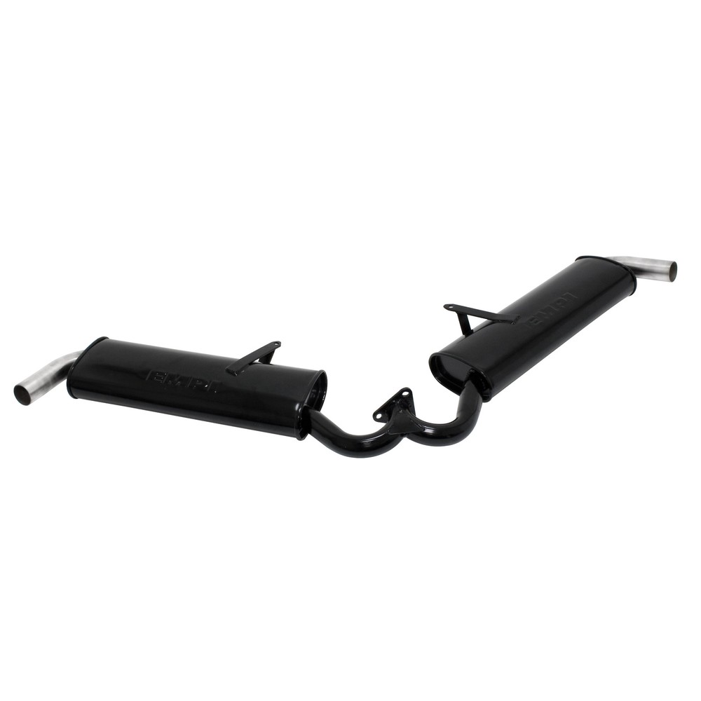 Dual Quiet Muffler, for Competition Merged Header Dunebuggy & VW