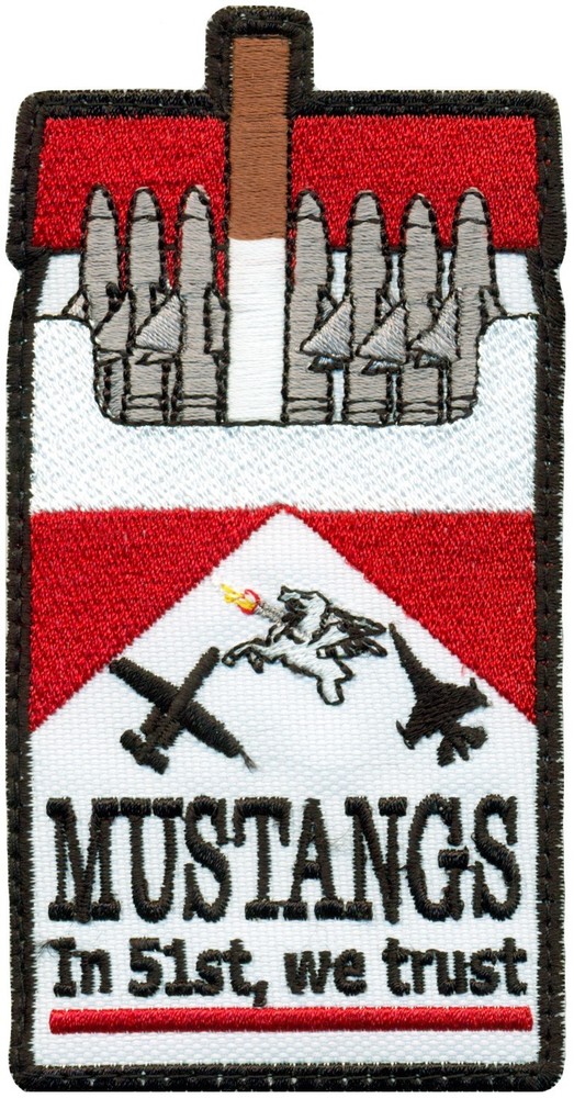 USAF 51st FIGHTER WING – MUSTANGS – IN 51st WE TRUST PATCH