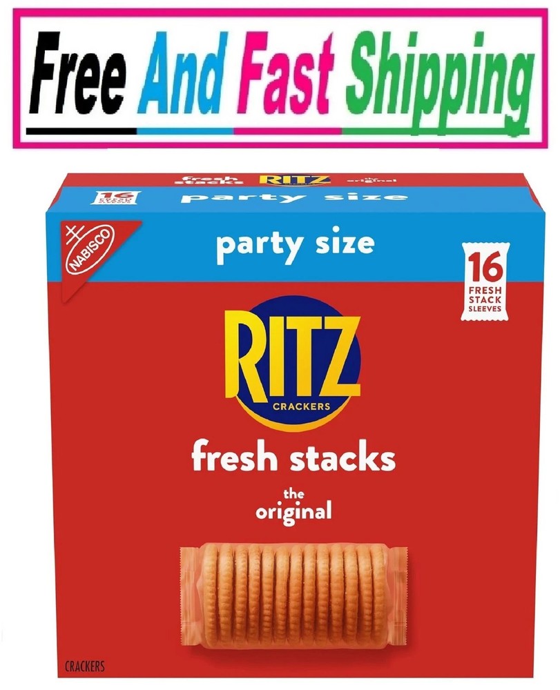 RITZ Fresh Stacks Original Crackers Fresh Stacks, Party Size (16 Stacks)
