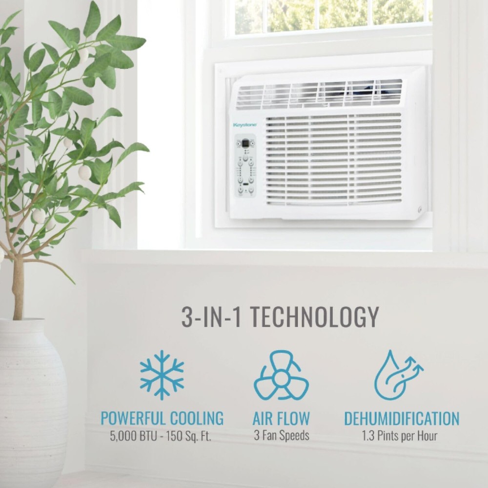 5000 BTU Window AC with Remote