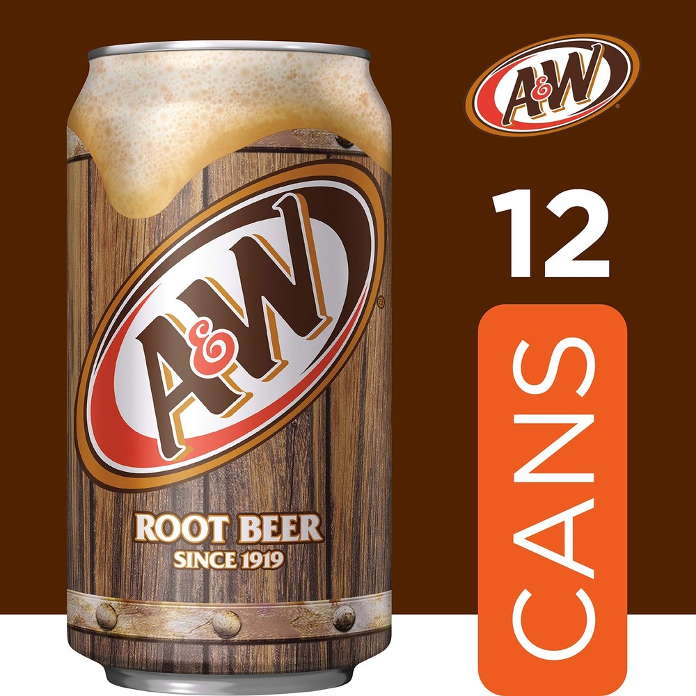 Root Beer Soda 12 Pack - 12 fl oz Cans for Refreshing Flavor
