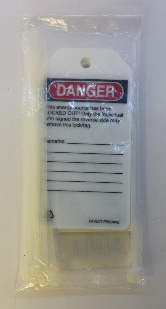 Master Lock S4002 Lock out Tags (Pack of 6)