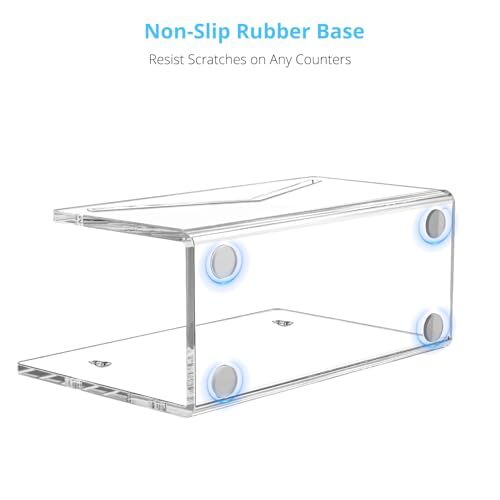 Acrylic Mail Holder, Mail Organizer Wall Mounted Clear File Clear Wall Mounted