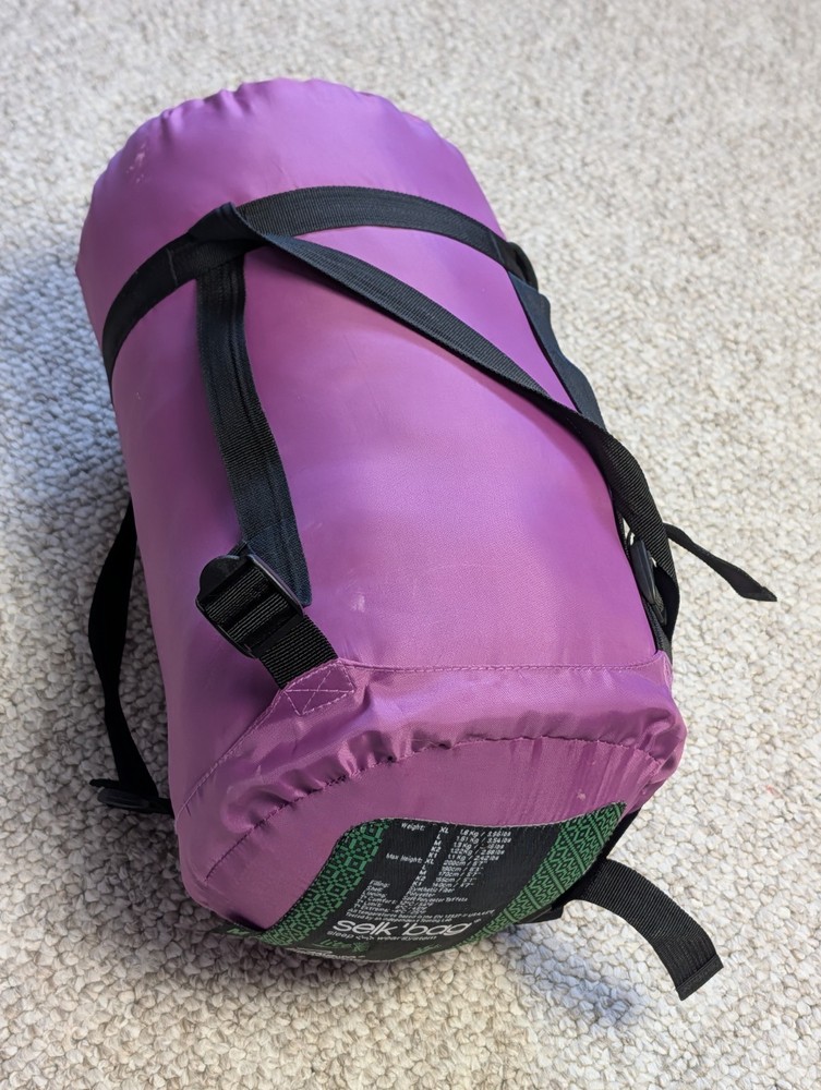 Selk’bag Lite Sleep + Wear System Size M Medium Purple & Black