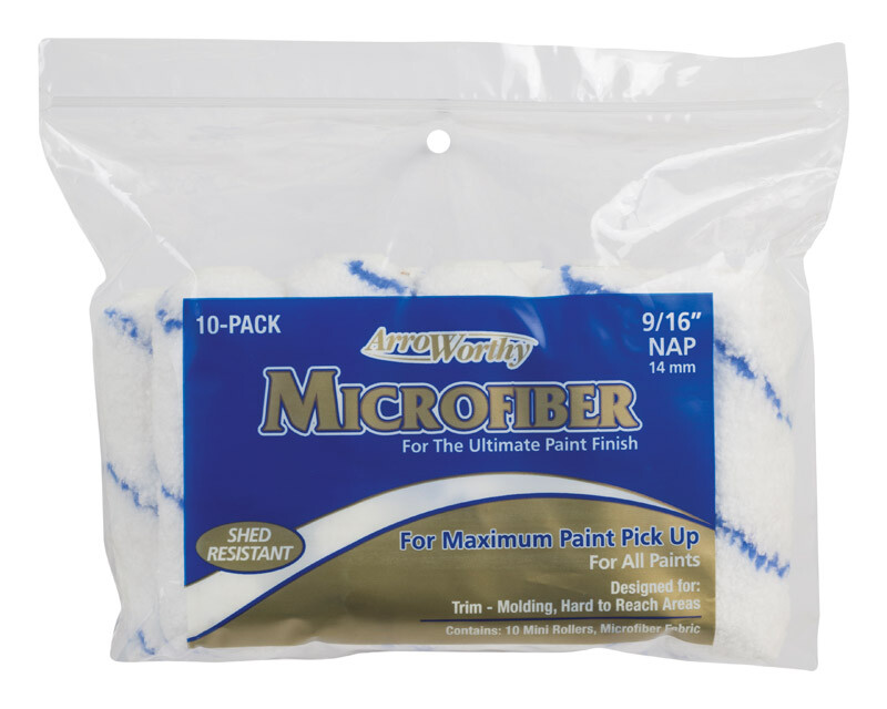 Arroworthy 4-MFR4CK Microfiber Paint Roller Cover 9/16 x 4 in.