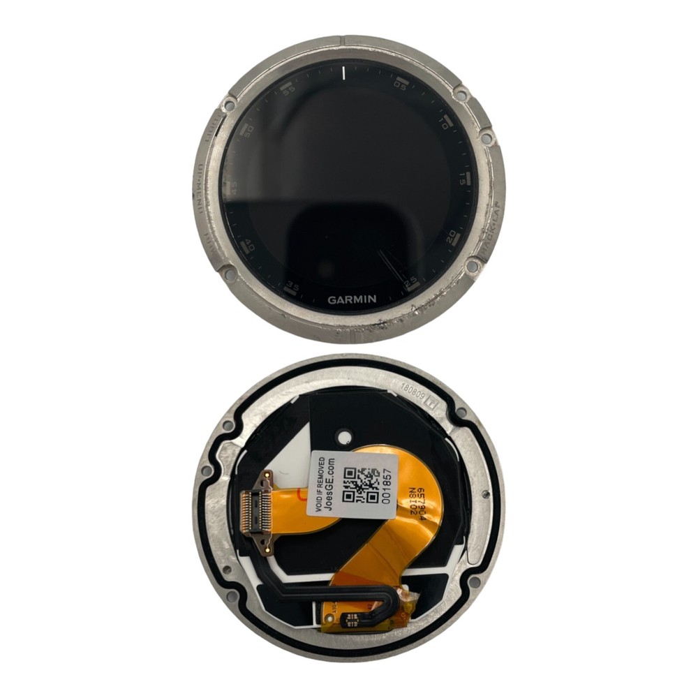 Garmin FENIX 5 Plus Sapphire LCD Screen Replacement Grade C (Silver) - Parts