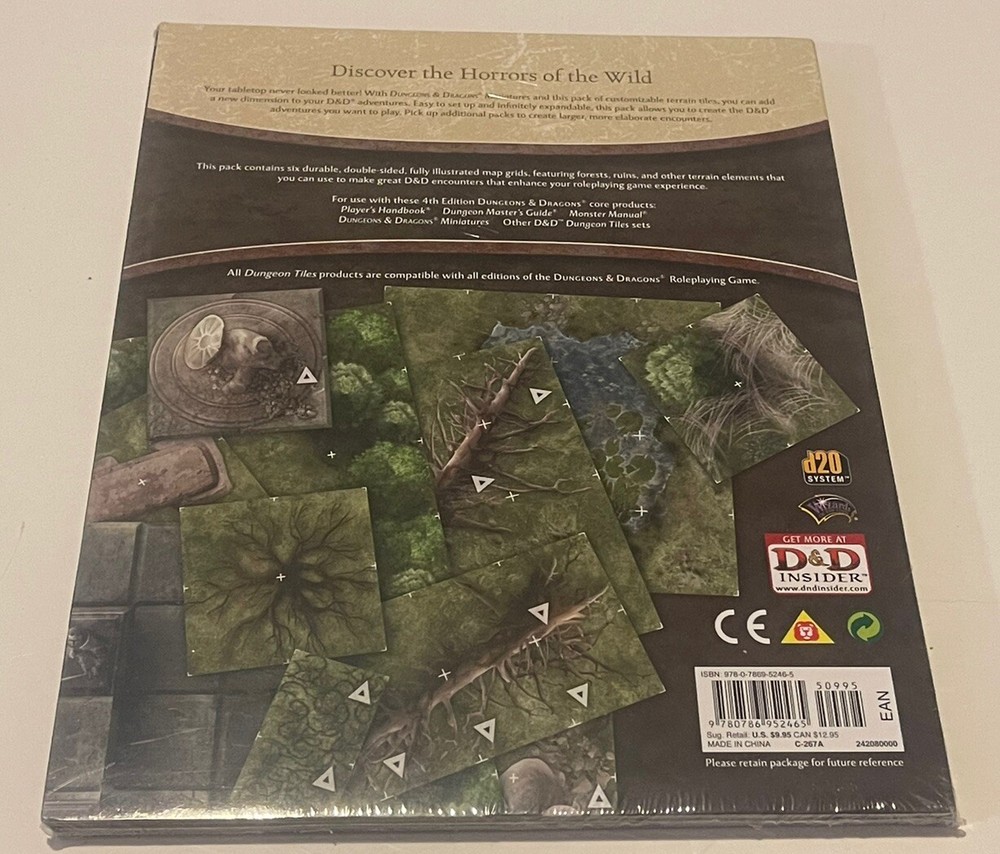 Sinister Woods - Dungeon And Dragons Tile Set DU5 (October 2009), SEALED