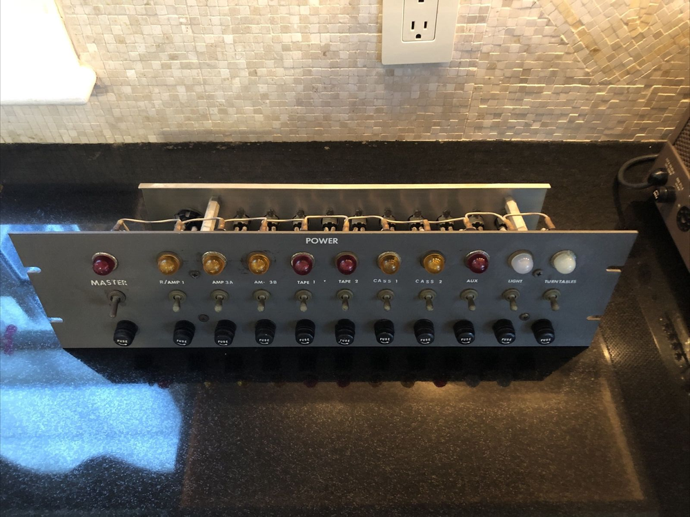 Custom Power Supply Master Panel Taken From a Working Environment