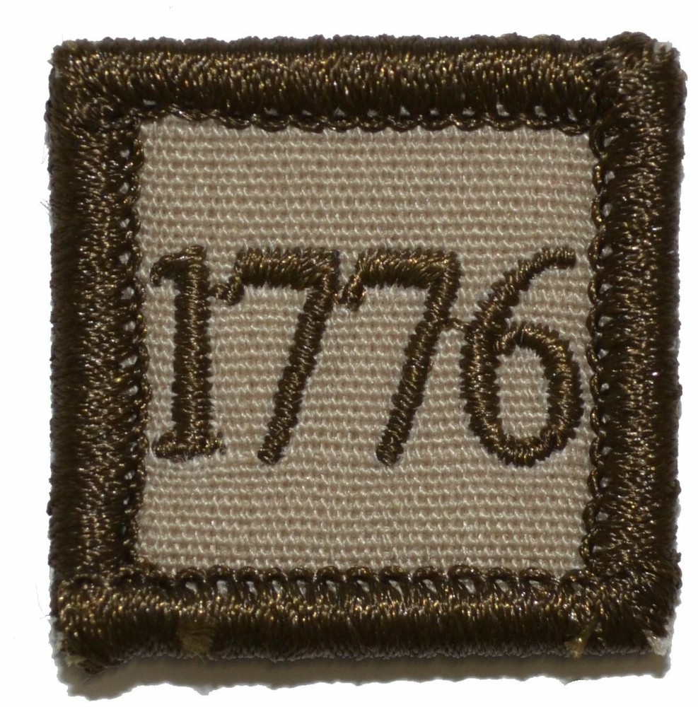 1776 - 1"x1" w/ Fastener Military Patch