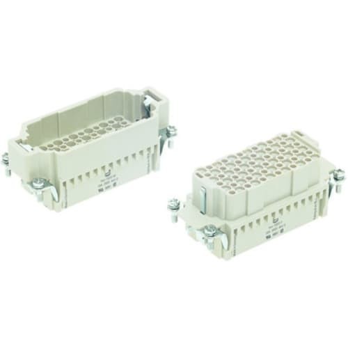 1PC HARTING ELEKTRONIK INC 09160723001 Rectangular Plug Insert, 72+PE, 16B, 14-