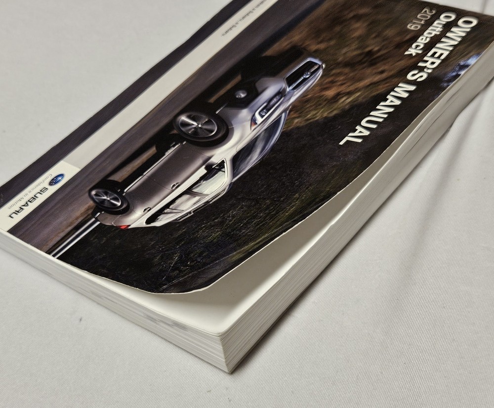 2019 Subaru Outback Owner's Manual & Quick Guide