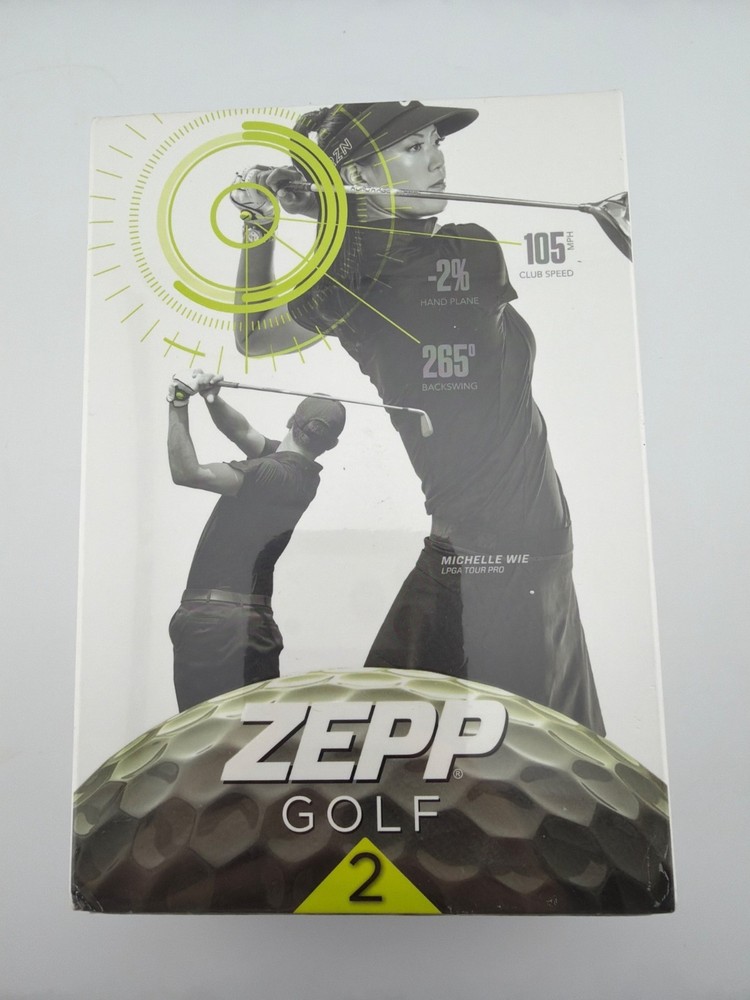 Zepp Golf 2 Swing Analyzer w/ Sensor Glove Mount & Charger For Enhanced Training