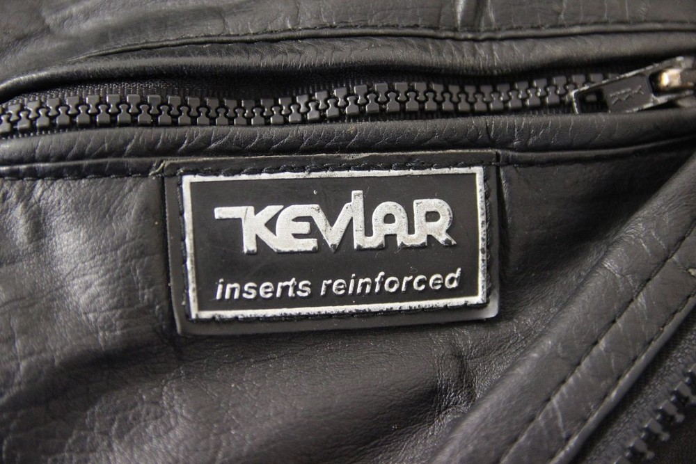 APACHE LEATHERS THINSULATE 3M THERMAL LINED CLASSIC BLACK BIKER JACKET 40-42 IN